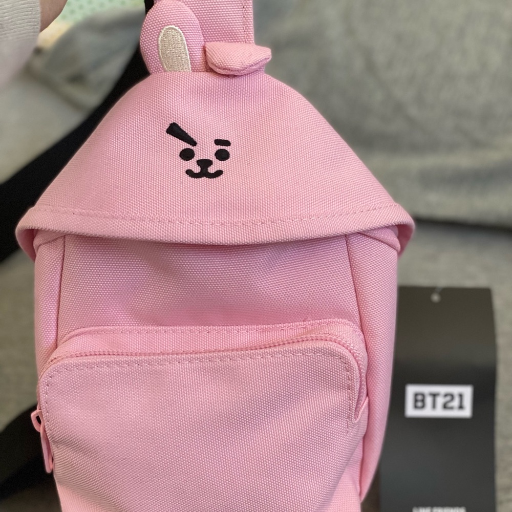 BT21 Line friends pink mini bag